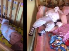 В Астрахани работники детского сада связывали и укладывали в кроватки детей по двое