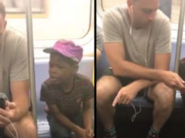 Мужик в метро дал свой телефон чужому ребенку. И растрогал миллионы людей