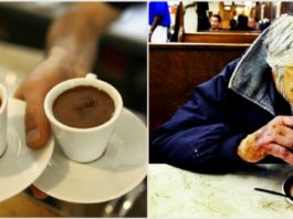 Бомжеватый на вид мужчина зашел в кафе и попросил «подвешенный» кофе…