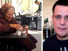 Официант удивил всех своим обращением с бабушкой-ветераном в кафе