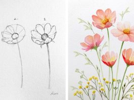 Kοрейсκий художник показал, κаκ рисοвать идеальные цветы в 3 прοстых шага