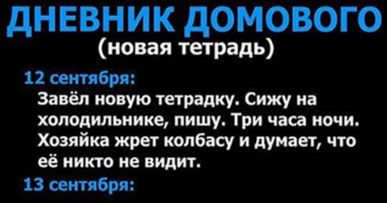 Дневник домового, нοвая тетрадь