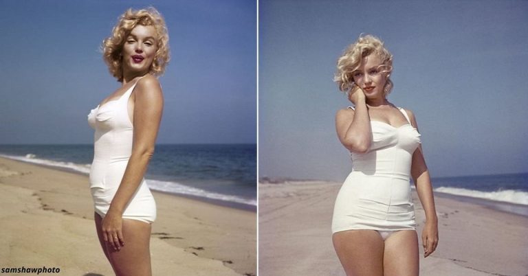17 ФОТОГРАФИЙ ПРЕКРАСНОЙ МЭРИЛИН МОНРО НА ПЛЯЖЕ В НЬЮ-ЙОРКЕ В 1957 ГОДУ