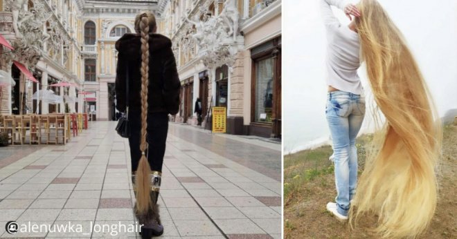 Рапунцель из Украины: 34-летняя девушка, которая с 5 лет не стрижет волосы