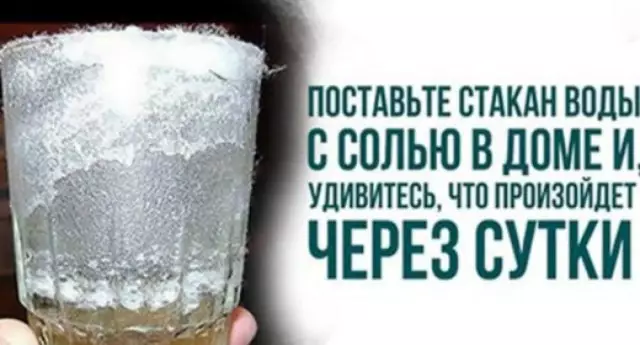 ПОСТАВЬТЕ ДОМА СТАКАН С ВОДОЙ, СОЛЬЮ И УКСУСОМ. ЧЕРЕЗ СУТКИ ВЫ УВИДИТЕ ТО, ЧТО СКРЫТО ОТ ВАШИХ ГЛАЗ